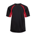 Badger Sport Hook Tee (414400-024704), Color 'Black/Red'